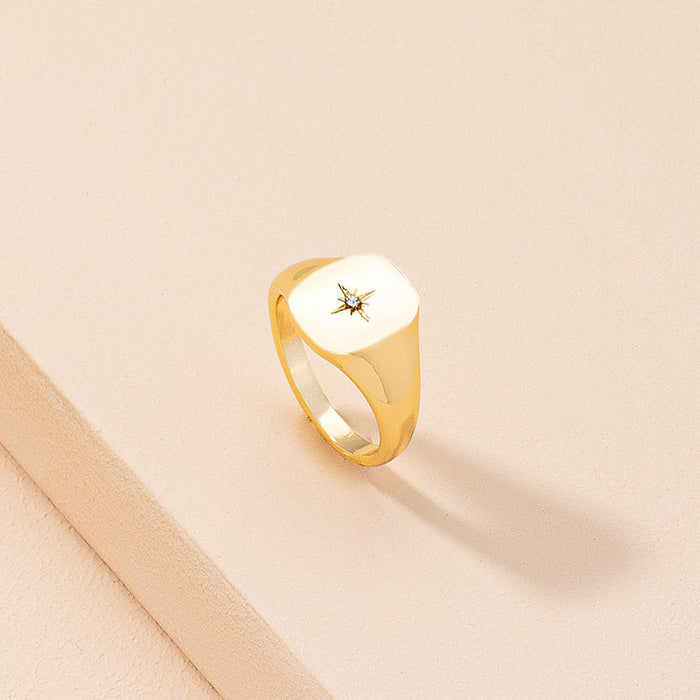 Wholesale fashion diamond inlaid flower ring JDC-RS-AYN032 Rings JoyasDeChina R431 square No. 7 Wholesale Jewelry JoyasDeChina Joyas De China