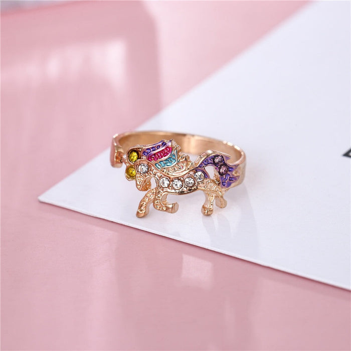 Wholesale fashion electroplating Unicorn Necklace JDC-NE-Yiz006 Necklaces 艺真 Wholesale Jewelry JoyasDeChina Joyas De China