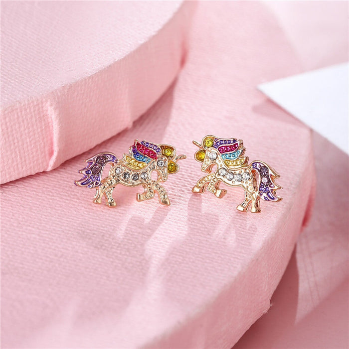 Wholesale fashion electroplating Unicorn Necklace JDC-NE-Yiz006 Necklaces 艺真 Wholesale Jewelry JoyasDeChina Joyas De China