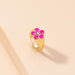 Bulk Jewelry Wholesale fashion flower smile ring JDC-RS-AYN011 Wholesale factory from China YIWU China