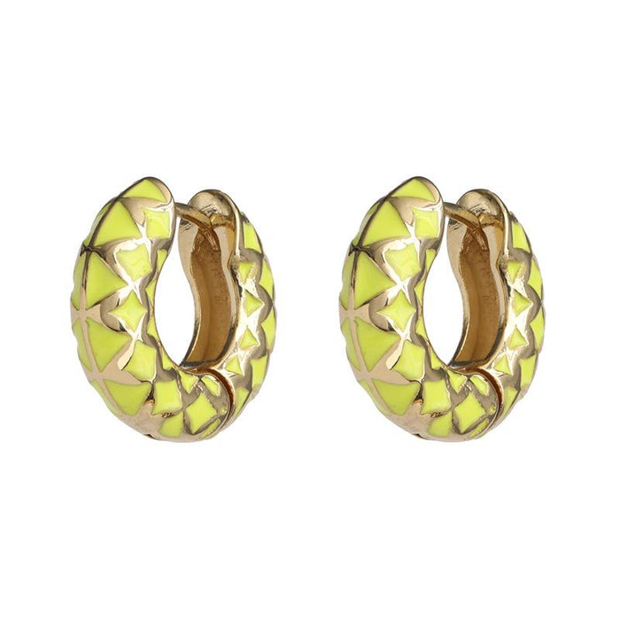 Wholesale fashion hoop earrings JDC-ES-GSJR025 Earrings JoyasDeChina 52990yellow Wholesale Jewelry JoyasDeChina Joyas De China