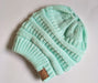 Wholesale fashion horsetail hat knitted hat JDC-FH-GSXK010 Fashionhat 雄魁 Blue CC Wholesale Jewelry JoyasDeChina Joyas De China
