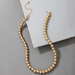 Wholesale fashion jewelry bean necklace JDC-NE-C140 NECKLACE JoyasDeChina Wholesale Jewelry JoyasDeChina Joyas De China