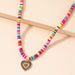 Bulk Jewelry Wholesale fashion love pendant necklace JDC-NE-AYN026 Wholesale factory from China YIWU China