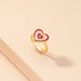 Wholesale fashion love ring JDC-RS-AYN026 Rings JoyasDeChina R503-Love Number 7 Wholesale Jewelry JoyasDeChina Joyas De China