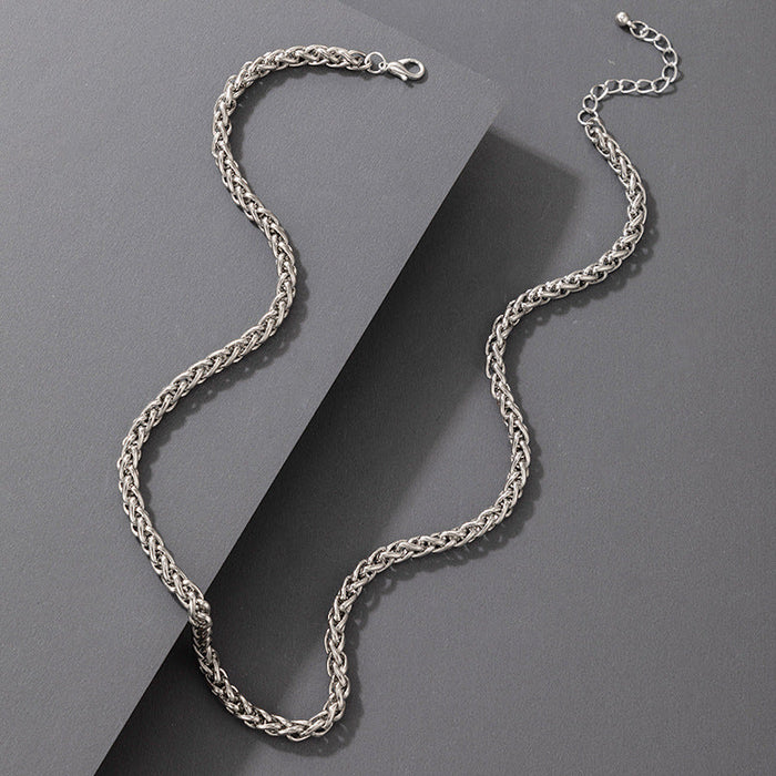 Wholesale fashion metal style single layer Necklace JDC-NE-C129 NECKLACE JoyasDeChina 16787 Wholesale Jewelry JoyasDeChina Joyas De China