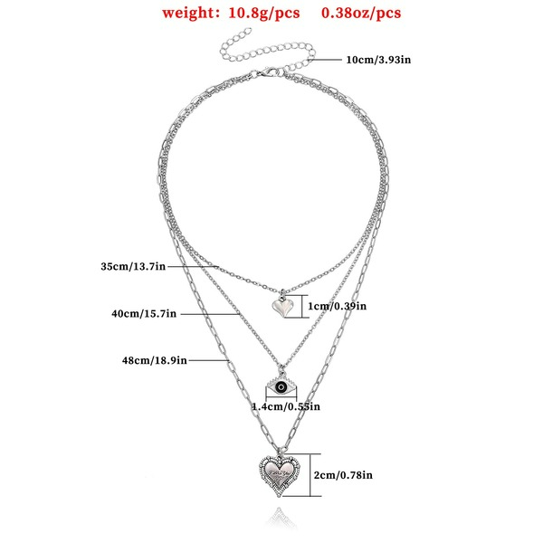 Wholesale fashion multi-layer Pendant Necklace JDC-NE-ZW059 NECKLACE JoyasDeChina Wholesale Jewelry JoyasDeChina Joyas De China