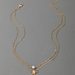 Wholesale fashion pearl five pointed star necklace JDC-NE-C137 NECKLACE JoyasDeChina Wholesale Jewelry JoyasDeChina Joyas De China