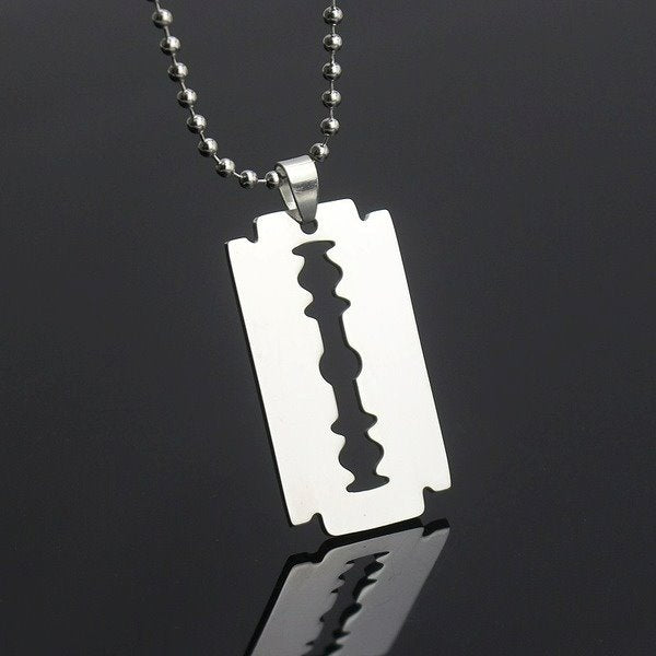 Wholesale fashion personalized stainless steel blade JDC-NE-SF087 NECKLACE 少峰 Wholesale Jewelry JoyasDeChina Joyas De China