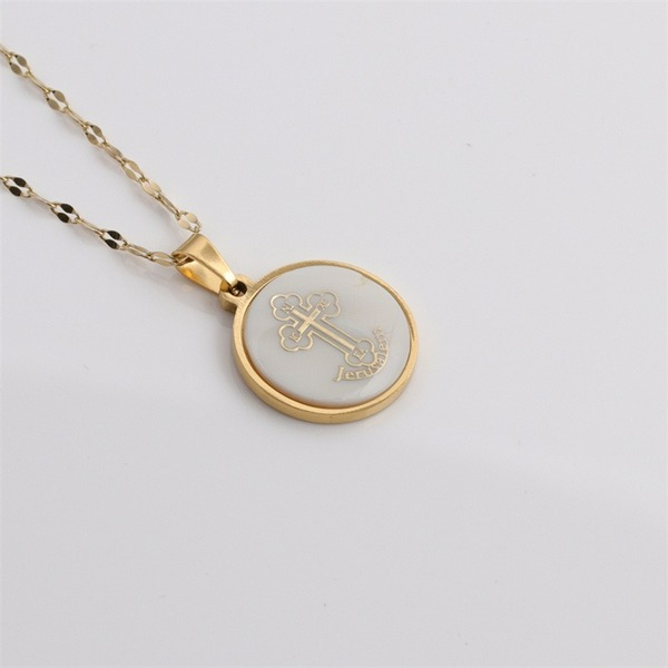 Wholesale fashion shell cross necklace for men JDC-NE-ML050 NECKLACE JoyasDeChina Wholesale Jewelry JoyasDeChina Joyas De China