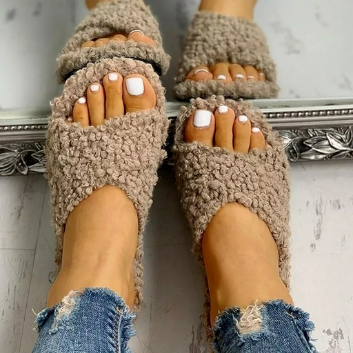 Wholesale fashion solid suede large women's slippers JDC-SD-GSKD007 Slippers JoyasDeChina Wholesale Jewelry JoyasDeChina Joyas De China