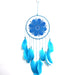 Wholesale feather lace dream catcher JDC-DC-LZ032 Dreamcatcher 联缀 blue Wholesale Jewelry JoyasDeChina Joyas De China