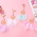 Wholesale Feather Metal DreamCatcher Keychain JDC-KC-WZT001 Keychains 吴作堂 Wholesale Jewelry JoyasDeChina Joyas De China