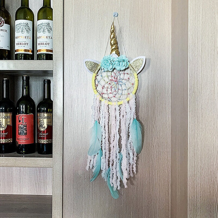 Wholesale Feather Velvet DreamCatcher JDC-DC-MGu004 Dreamcatcher 梦罟 without lights Wholesale Jewelry JoyasDeChina Joyas De China