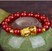 Wholesale Feng Shui alloy glass paint bracelet JDC-BT-Sanw021 Bracelet 散物 8mm red Wholesale Jewelry JoyasDeChina Joyas De China