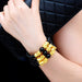 Wholesale Feng Shui alloy glass paint bracelet JDC-BT-Sanw024 Bracelet 散物 8mm black one Wholesale Jewelry JoyasDeChina Joyas De China
