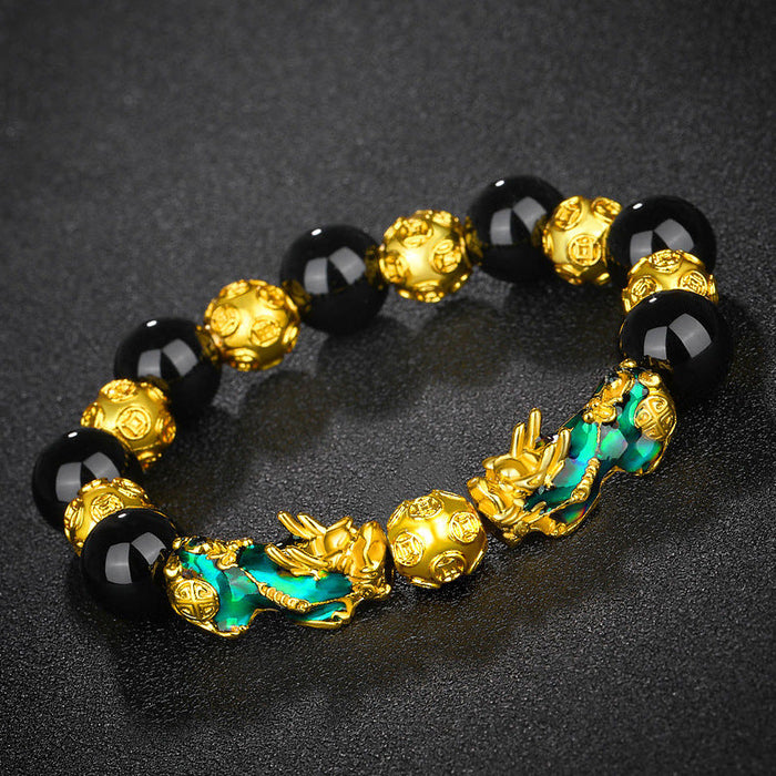 Wholesale Feng Shui sand gold thermochromic plating alloy bracelet JDC-BT-Sanw002 Bracelet 散物 H 12mm Wholesale Jewelry JoyasDeChina Joyas De China