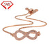 Wholesale figure 8 bow set diamond adjustable pull bracelet JDC-BT-HongX010 Bracelet 宏祥 Wholesale Jewelry JoyasDeChina Joyas De China