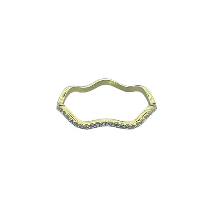 Wholesale fine diamond irregular ring JDC-RS-Liuliu004 Rings 六六 Wholesale Jewelry JoyasDeChina Joyas De China
