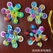 Wholesale finger gyro pressing silicone toy ABS keychains JDC-KC-GSAL001 fidgets toy JoyasDeChina 13.5cm12 finger pattern Wholesale Jewelry JoyasDeChina Joyas De China