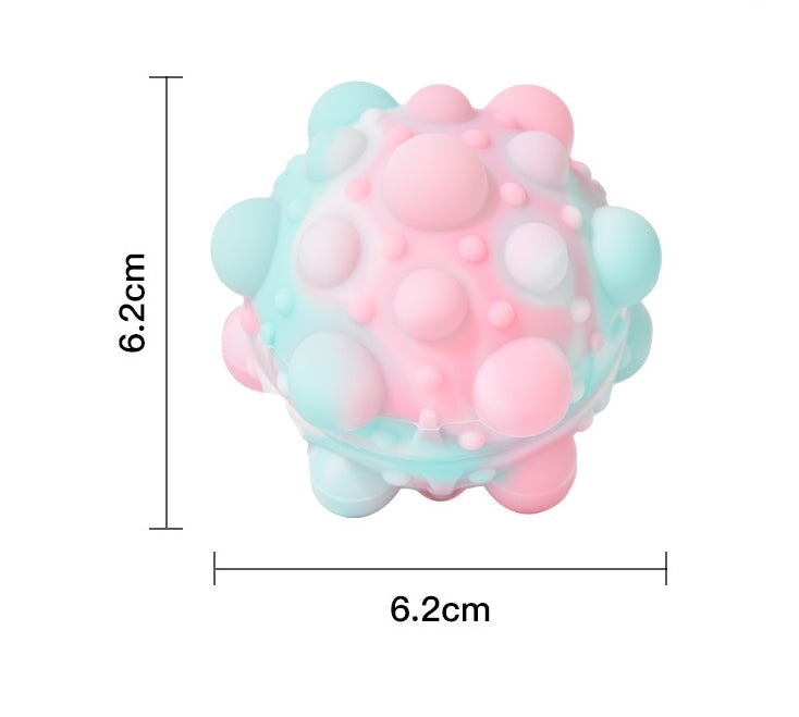 Wholesale Finger Press Bubble Ball Silicone 3D Decompression Ball MOQ≥2 JDC-TOY-SHANL001 fidgets toy 闪亮 Pink Wholesale Jewelry JoyasDeChina Joyas De China
