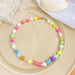 Wholesale five pointed star Peach Heart Flower Necklace JDC-NE-F045 necklaces 韩之尚 Wholesale Jewelry JoyasDeChina Joyas De China