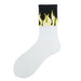 Wholesale flame mid tube cotton socks men and women sports socks JDC-SK-KaF056 Sock 咖范 8 one size Wholesale Jewelry JoyasDeChina Joyas De China