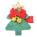 Wholesale Flannel Christmas Tree Alloy Bell Hair Clips JDC-HC-JL051 Hair Clips 氿乐 Wholesale Jewelry JoyasDeChina Joyas De China