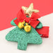 Wholesale Flannel Christmas Tree Alloy Bell Hair Clips JDC-HC-JL051 Hair Clips 氿乐 Christmas tree Wholesale Jewelry JoyasDeChina Joyas De China