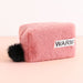 Wholesale flannel cosmetic bag JDC-CB-GeiN025 Cosmetic bag 格纳 pink Wholesale Jewelry JoyasDeChina Joyas De China