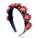 Wholesale flannel crystal headband JDC-HD-Yul014 Headband 雨灵 red Wholesale Jewelry JoyasDeChina Joyas De China