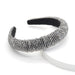 Wholesale flannel crystal sponge headband JDC-HD-Yul076 Headband 雨灵 grey Wholesale Jewelry JoyasDeChina Joyas De China
