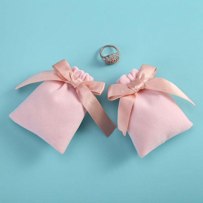 Wholesale flannel drawstring pocket jewelry storage bag JDC-JP-LinL009 Jewelry packaging 霖栾 Wholesale Jewelry JoyasDeChina Joyas De China