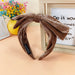 Wholesale flannel gold velvet bow headband JDC-HD-O300 Headband 潮炫 pink Wholesale Jewelry JoyasDeChina Joyas De China