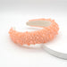 Wholesale flannel pearl headband JDC-HD-Yul074 Headband 雨灵 orange Wholesale Jewelry JoyasDeChina Joyas De China