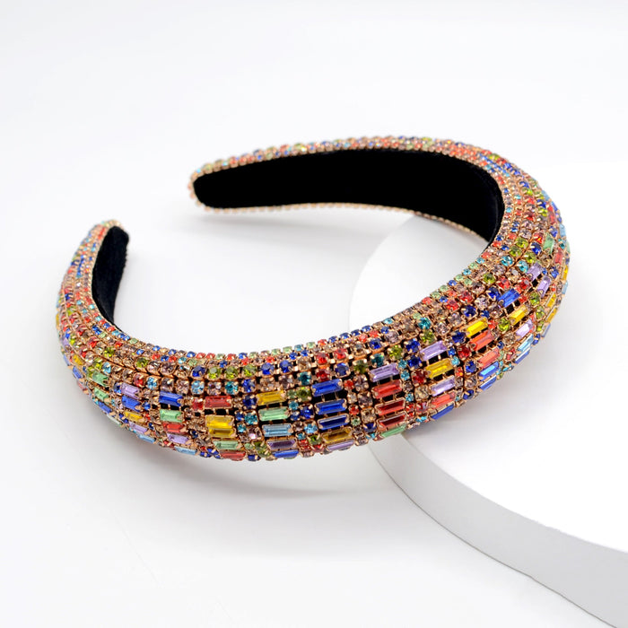 Wholesale flannel rhinestone headband JDC-HD-Yul042 Headband 雨灵 color Wholesale Jewelry JoyasDeChina Joyas De China
