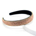 Wholesale flannel rhinestone headband JDC-HD-Yul046 Headband 雨灵 gold Wholesale Jewelry JoyasDeChina Joyas De China