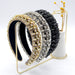 Wholesale flannel rhinestone sponge headband JDC-HD-Yul041 Headband 雨灵 Wholesale Jewelry JoyasDeChina Joyas De China