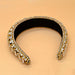 Wholesale flannel rhinestone sponge headband JDC-HD-Yul041 Headband 雨灵 Wholesale Jewelry JoyasDeChina Joyas De China