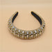 Wholesale flannel rhinestone sponge headband JDC-HD-Yul041 Headband 雨灵 gold Wholesale Jewelry JoyasDeChina Joyas De China