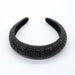 Wholesale flannel rhinestone sponge headband JDC-HD-Yul043 Headband 雨灵 black Wholesale Jewelry JoyasDeChina Joyas De China