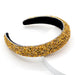Wholesale flannel rhinestone sponge headband JDC-HD-Yul044 Headband 雨灵 gold Wholesale Jewelry JoyasDeChina Joyas De China