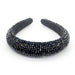 Wholesale flannel sponge crystal headband JDC-HD-Yul018 Headband 雨灵 black Wholesale Jewelry JoyasDeChina Joyas De China