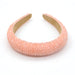 Wholesale flannel sponge crystal headband JDC-HD-Yul018 Headband 雨灵 pink Wholesale Jewelry JoyasDeChina Joyas De China