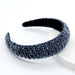 Wholesale flannel sponge crystal headband JDC-HD-Yul033 Headband 雨灵 Wholesale Jewelry JoyasDeChina Joyas De China