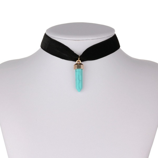 Bulk Jewelry Wholesale flannel Turquoise Necklaces JDC-NE-bq020 Wholesale factory from China YIWU China