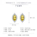 Wholesale flash diamond marquise silver plated stud earrings JDC-ES-BZ011 Earrings 标志 Wholesale Jewelry JoyasDeChina Joyas De China