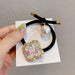 Wholesale flash drill clover head rope JDC-HS-GSFS013 Hair Scrunchies 夙尚 1 white Wholesale Jewelry JoyasDeChina Joyas De China