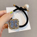 Wholesale flash drill clover head rope JDC-HS-GSFS013 Hair Scrunchies 夙尚 Wholesale Jewelry JoyasDeChina Joyas De China