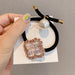 Wholesale flash drill clover head rope JDC-HS-GSFS013 Hair Scrunchies 夙尚 Wholesale Jewelry JoyasDeChina Joyas De China